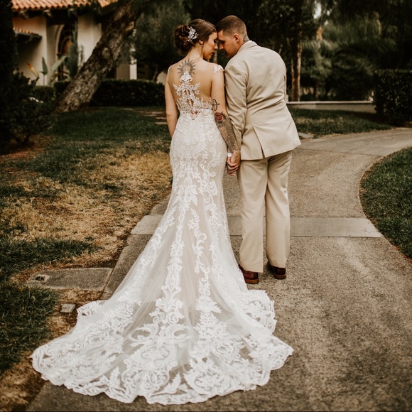 Designer Wedding Gown - Picture 7 of 8